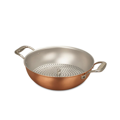 Crane Copper Wok With Loop Handles 28cm 2500S1810
