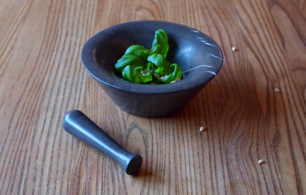 Pesto Mortar and Pestle - Sculpture for your countertop