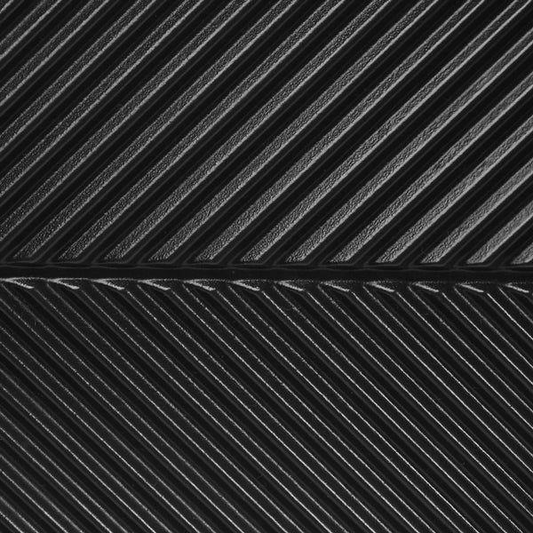 C6 Cast Iron Herringbone two hob griddlepan