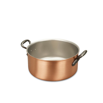 Crane Copper Casserole 24cm INO2524SF